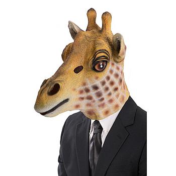 maschera giraffa in lattice