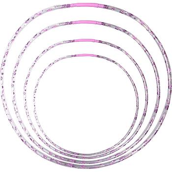 hula hop con led e glitter