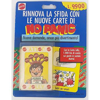 No panic nuove carte