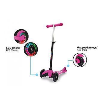 Monopattino Kicklight rosa