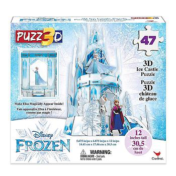 puzzle 3d del castello di ghiaccio Frozen