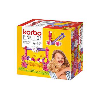 Korbo scatola rosa 110 pezzi