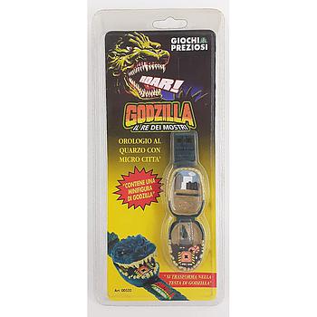 orologio Godzilla con microcitta il re dei mostri