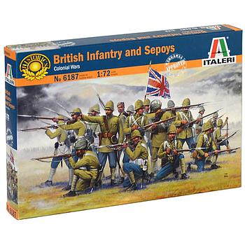 Fanteria britannica e Sepoys 1/72