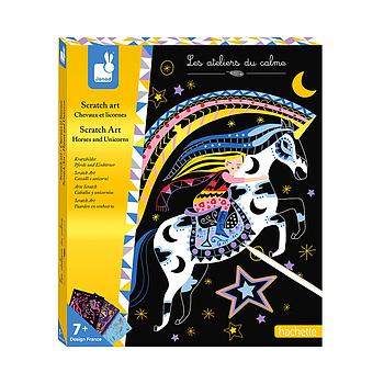 scratch art cavalli e unicorni