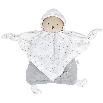 doudou orso cotone bio grigio