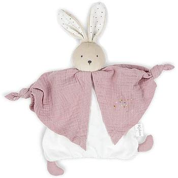 doudou coniglietto cotone bio rosa