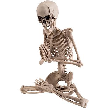 scheletro posizione yoga 18 cm