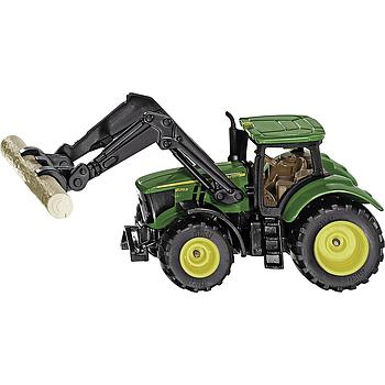 Trattore John deere con tronco