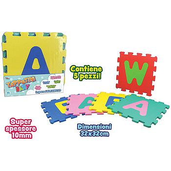Tappeto puzzle con lettere 5 pz