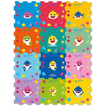 tappeto puzzle 12 pz baby shark