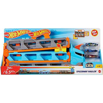 Hot wheels camion 2 in 1 bisarca/pista