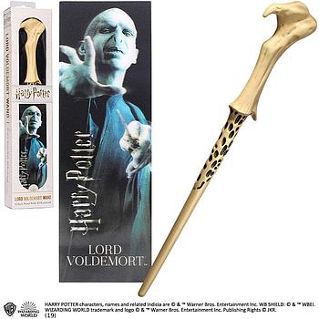 Bacchetta Lord Voldemort con segnalibro in 3D