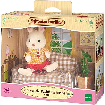 Papa coniglio con divano Sylvanian Families