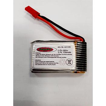 batteria Lipo 3,7v 750mah 2,77Wh BEC