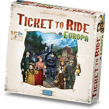 Ticket to ride Europa 15 anniversario