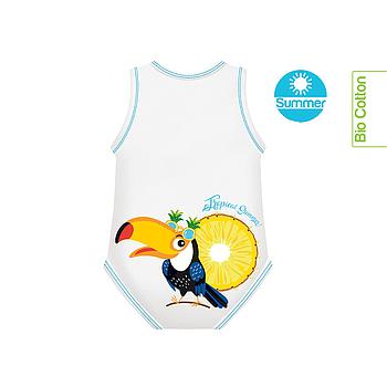 Tucano body 0-36m bio cotton summer tropical