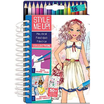 libretto con stencil e colori