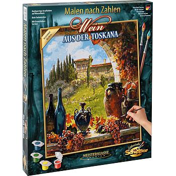 Kit Dipingi con i numeri Vino dalla Toscana