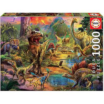 La terra dei dinosauri 1000 pezzi