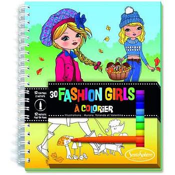 Carnet de Coloriage - Fashion Girl