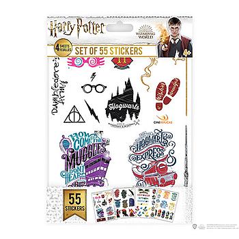 Set 55 Adesivi Harry Potter