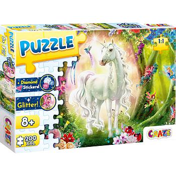 CRAZE Puzzle Foresta magica unicorno
