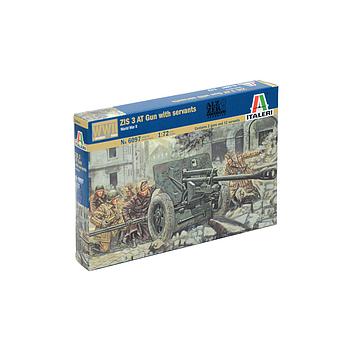 Cannone anticarro ZIS 3 con equipaggio 1:72