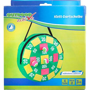 Bersaglio gonfiabile con palle in velcro