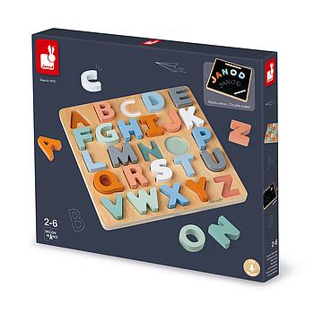 Sweet cocoon puzzle alfabeto in legno