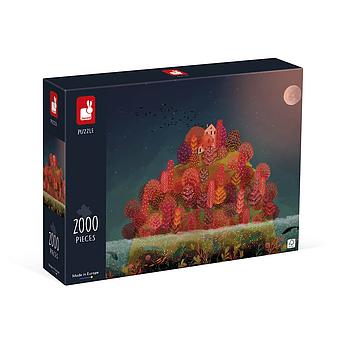 Puzzle autunno rosso 2000pz