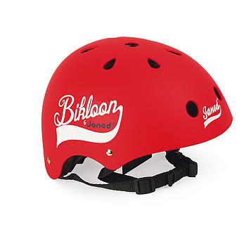 Casco per bicicletta rosso Bikloon