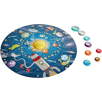 Puzzle sistema solare con led