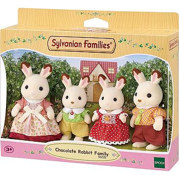 Famiglia Coniglio cioccolato Sylvanian Families