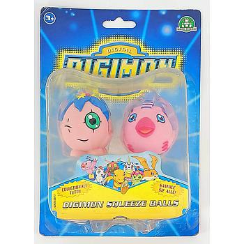 Digimon squeeze balls Yokomon e Biyomon