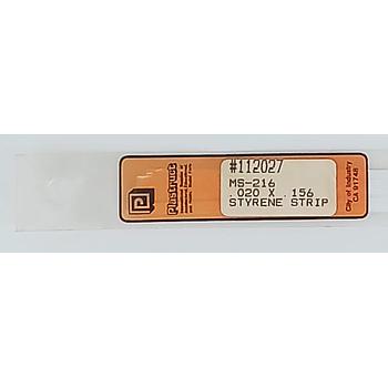 Styrene Strip Plastruct 0,5 X 4 mm