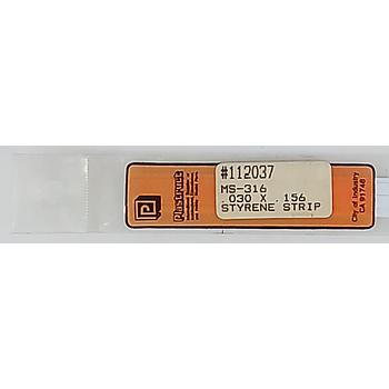 Styrene Strip Plastruct 0,76 X 4mm