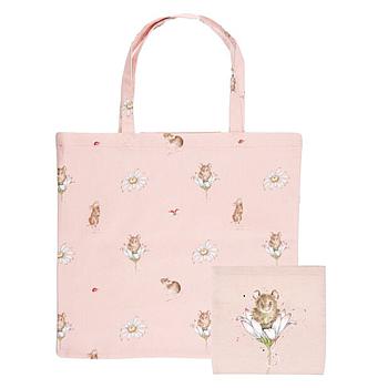 Borsa per la spesa pieghevole - Oops un topo nella margherita