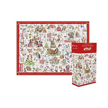 The Country Set Christmas puzzle 1000