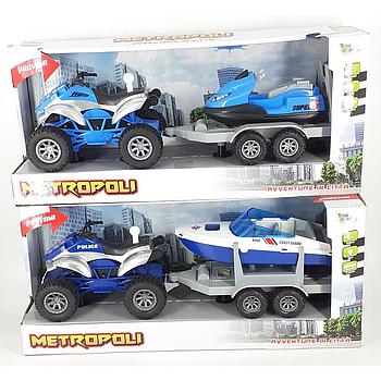 Metropoli quad con rimorchio