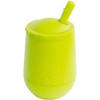 Bicchiere con cannuccia Mini Cup Lime in silicone