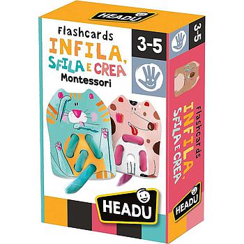 Flashcards Infila, Sfila e Crea Montessori