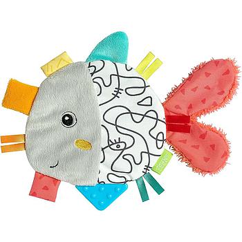 Doudou pesce in tessuto crepitante