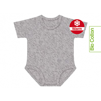 Body melange grigio 0-36m bio cotton warm