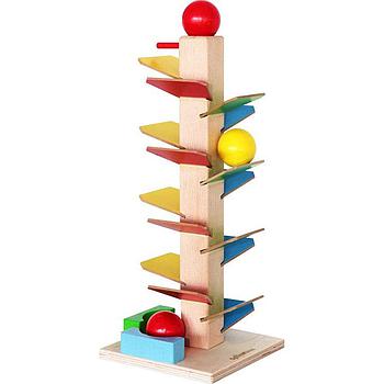 Torre in legno con palline