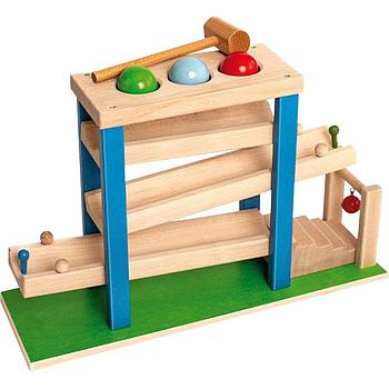 Gioco batti palla in legno