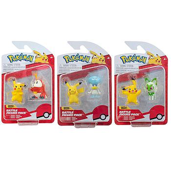 Pokemon battle figure con pikachu assortiti