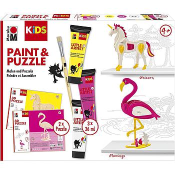 Set creativo unicorno fenicottero