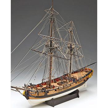 Nave H.M. bomb vessel Granado 1742 Scala 1/64 in legno