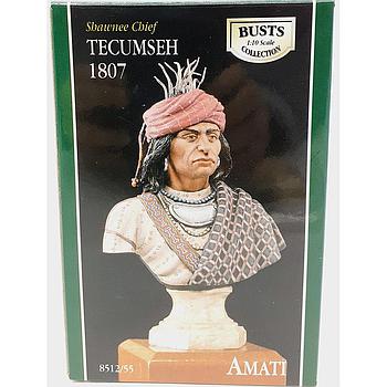 busto capo indiano Shawnee Tecumseh